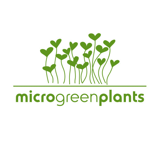 White microgreenplants logo  microgreen